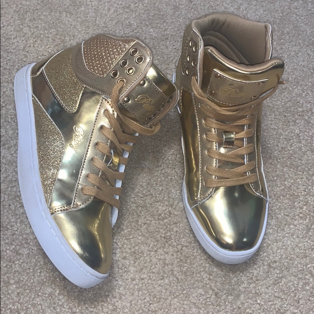 Gold High Tops